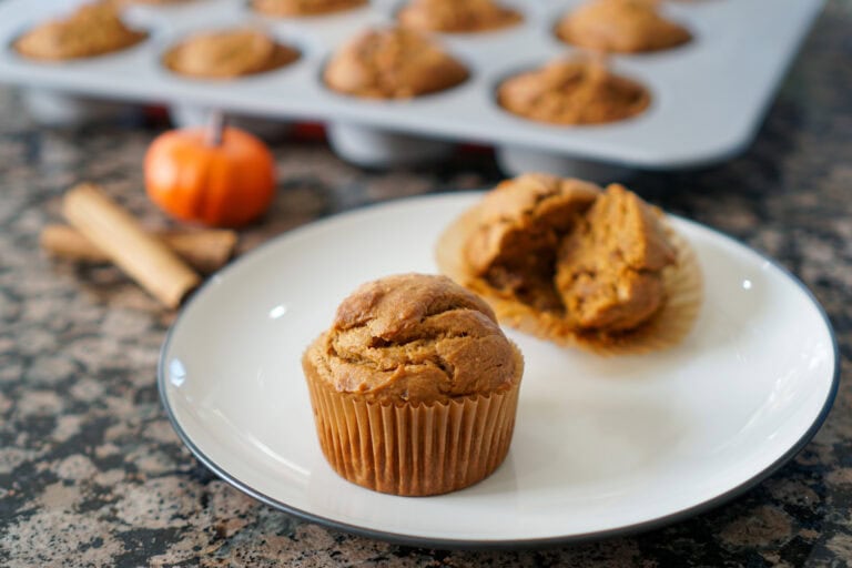 Healthy Pumpkin Spice Banana Muffins | Our Favorite Recipes for Nerve Pain | The PainSmith