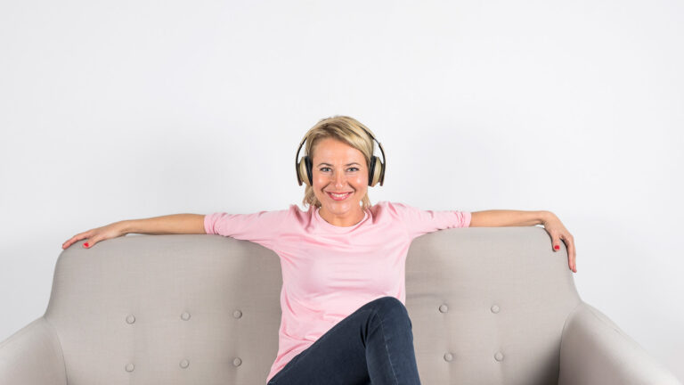 Person relaxed and pain-free after nerve pain treatment